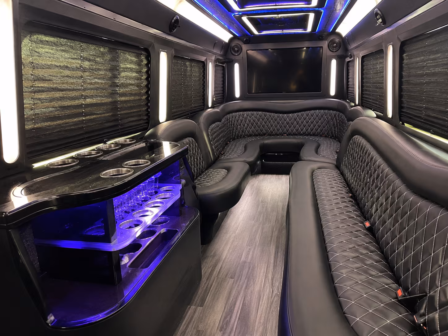 party buses and charter buses to blues games at enterprise center