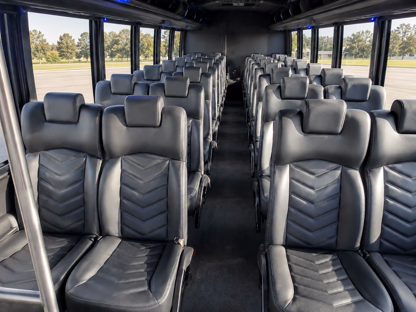 st louis 15 passenger minibus inside