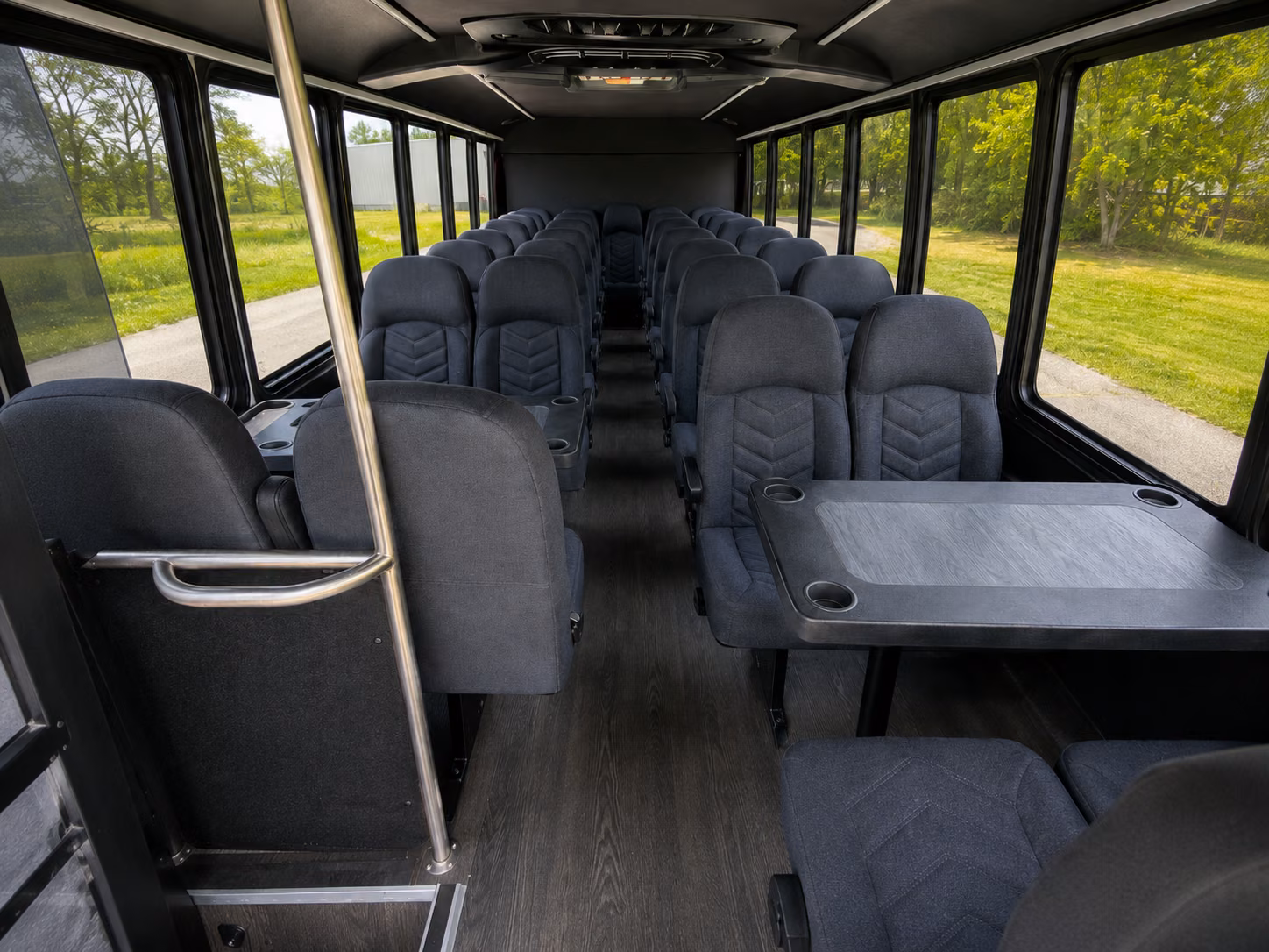 st louis 18 passenger minibus inside