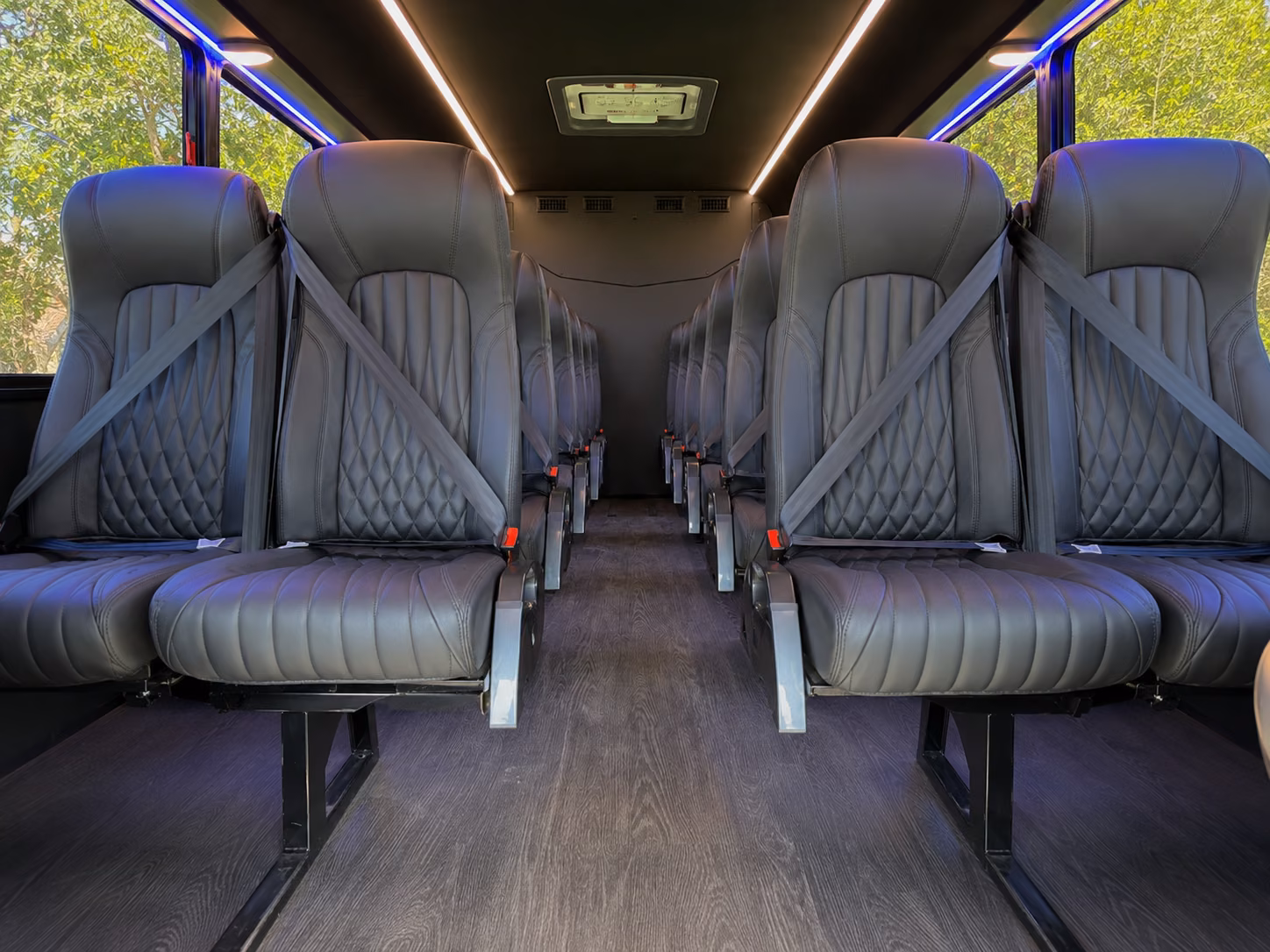 st louis 20 passenger minibus interior