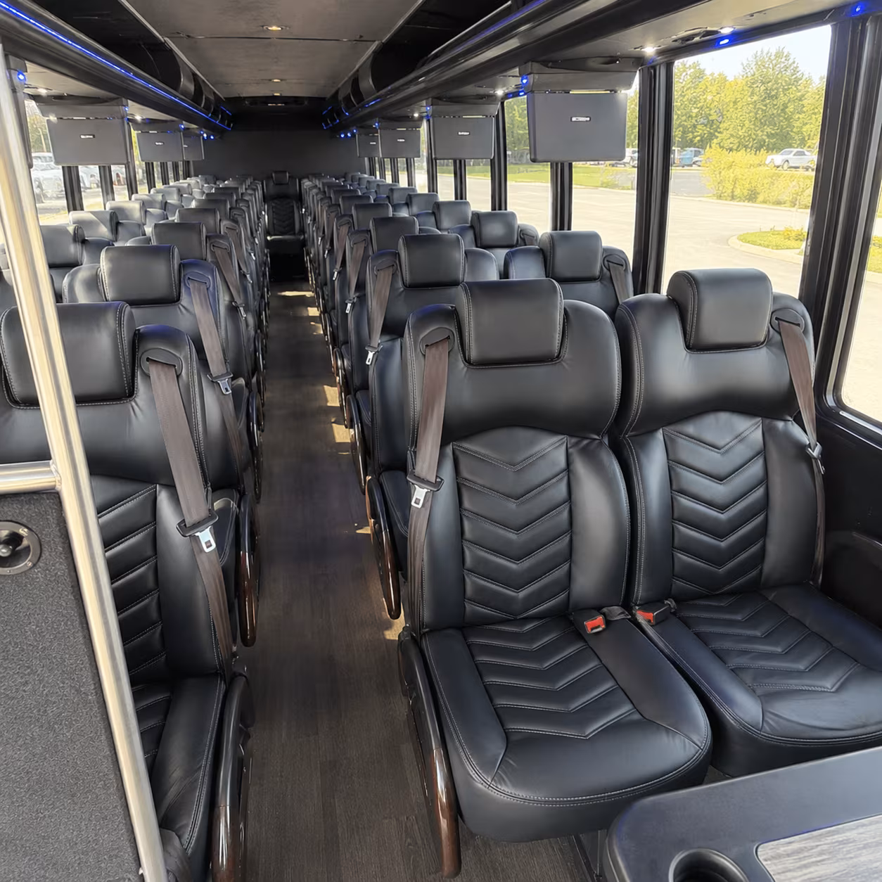 st louis 25 passenger minibus inside