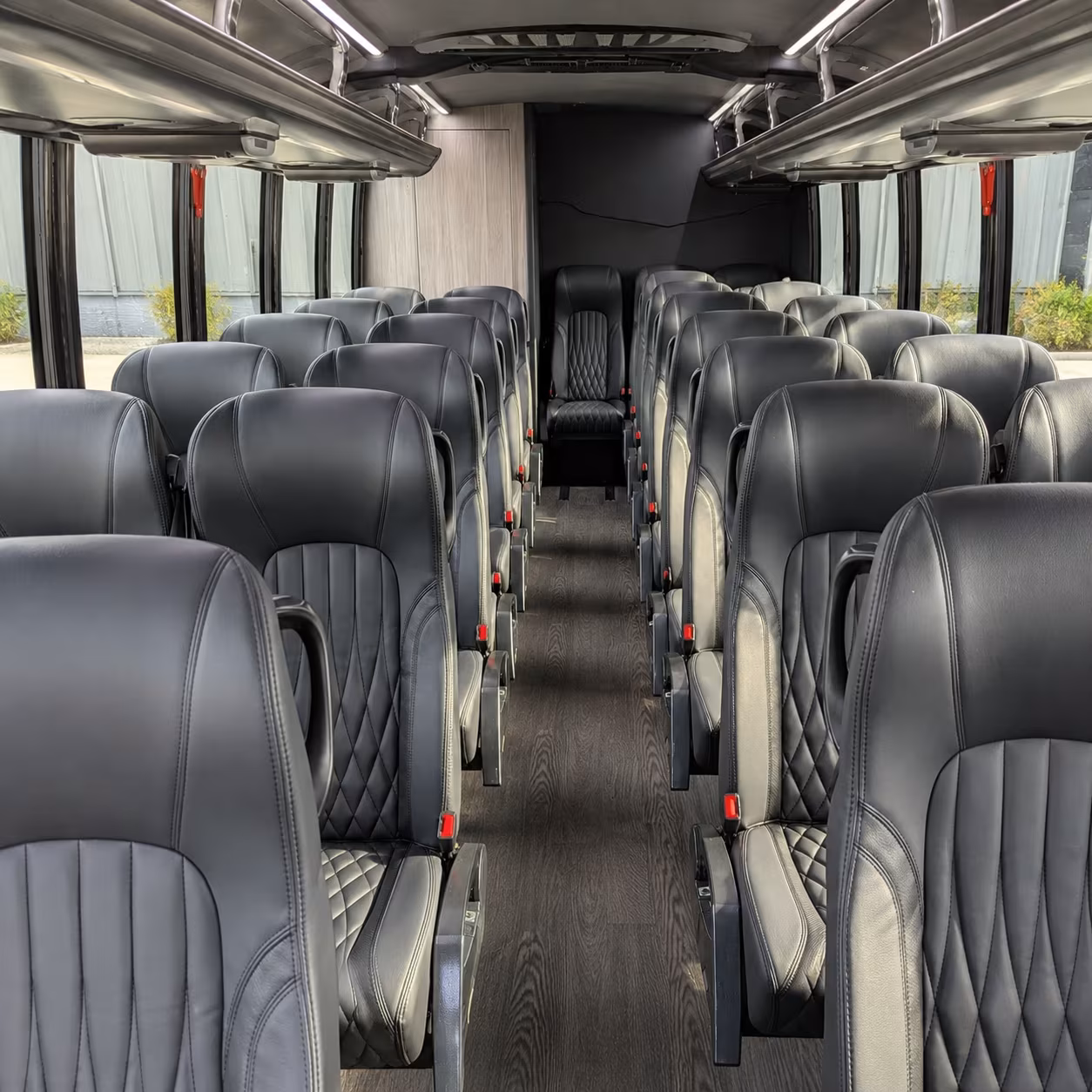 st louis 25 passenger minibus interior