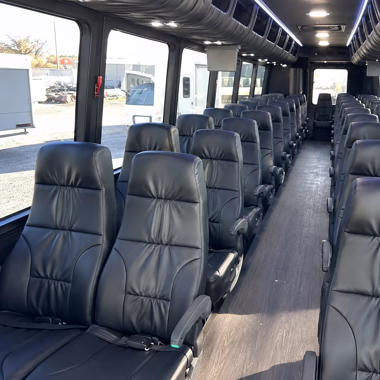 st louis 28 passenger minibus interior