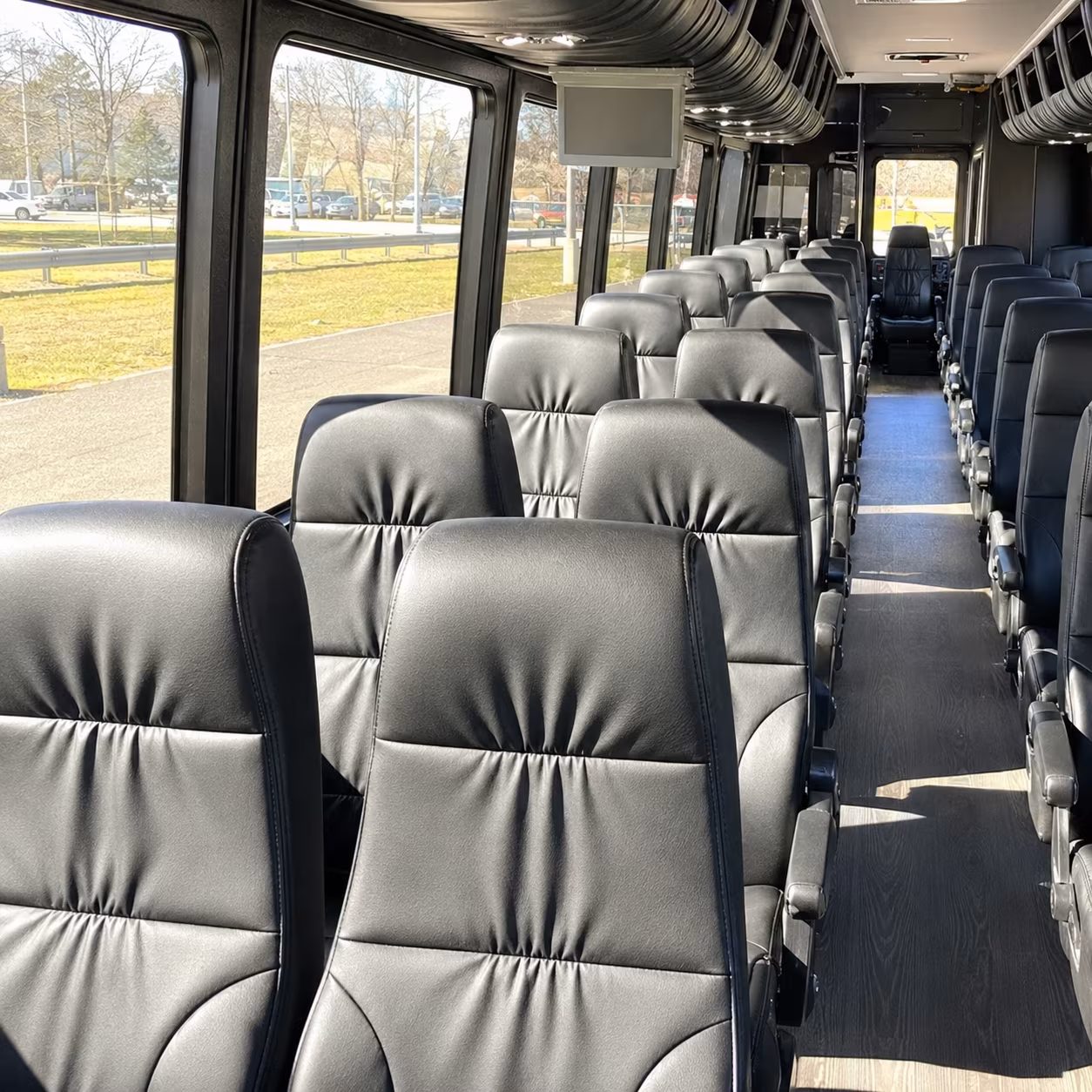 st louis 35 passenger minibus inside