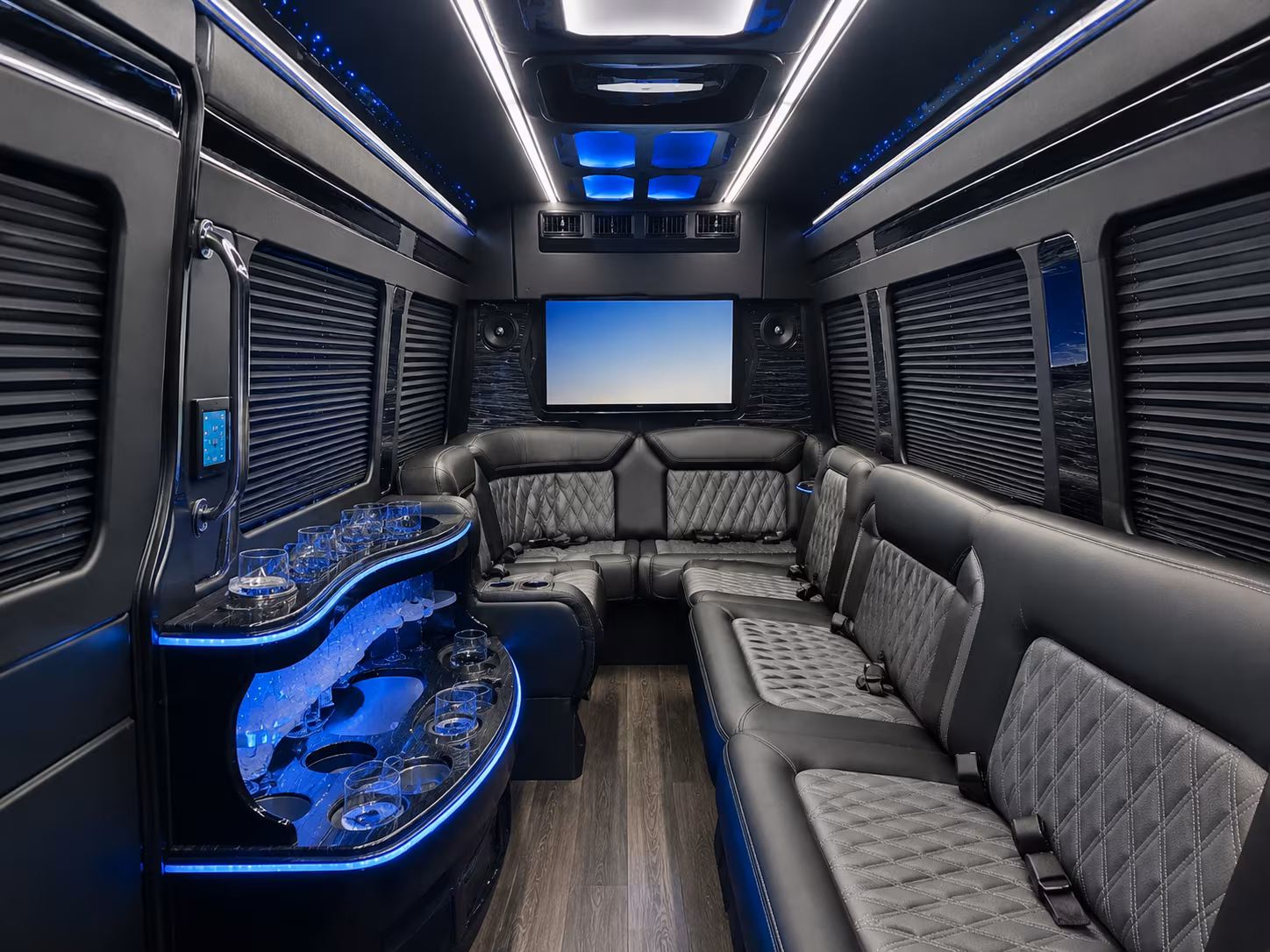 st louis sprinter limousine interior